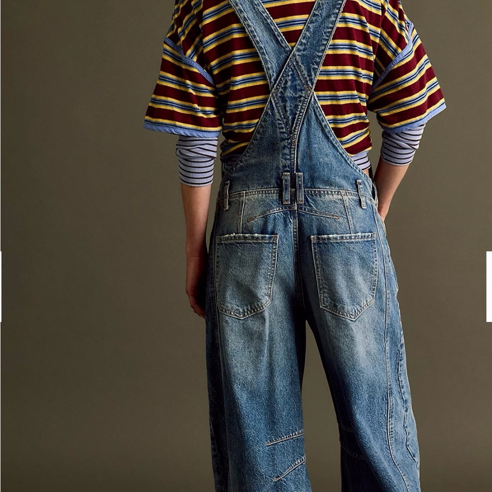We The Free Good Luck Barrel Overalls - Picture 2 of 5